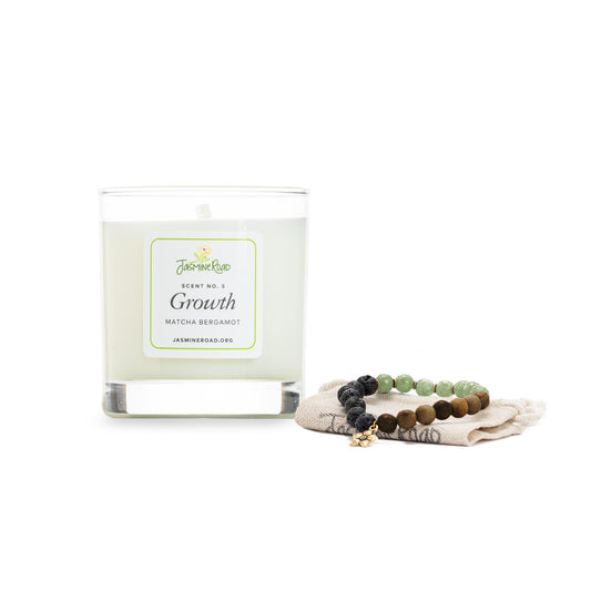 GROWTH CANDLE & BRACELET DUO
