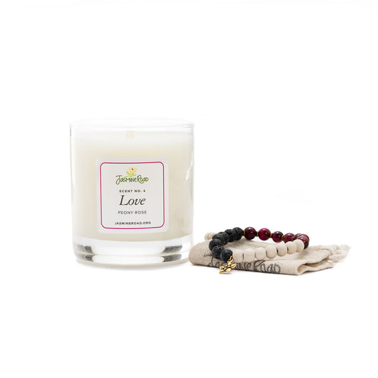 LOVE CANDLE & BRACELET DUO